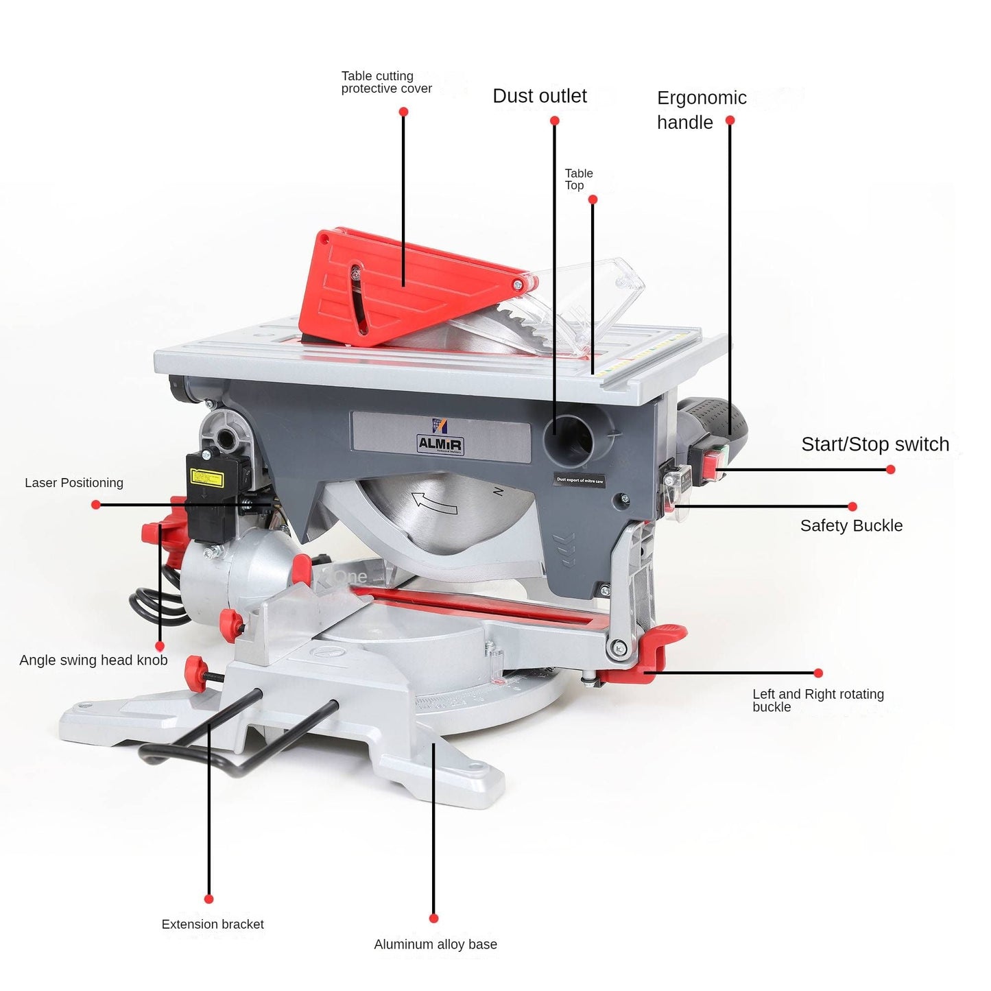 PANDA A9 Sawing Cutting Dual-purpose Sawing Machine up-down multifunctional saw