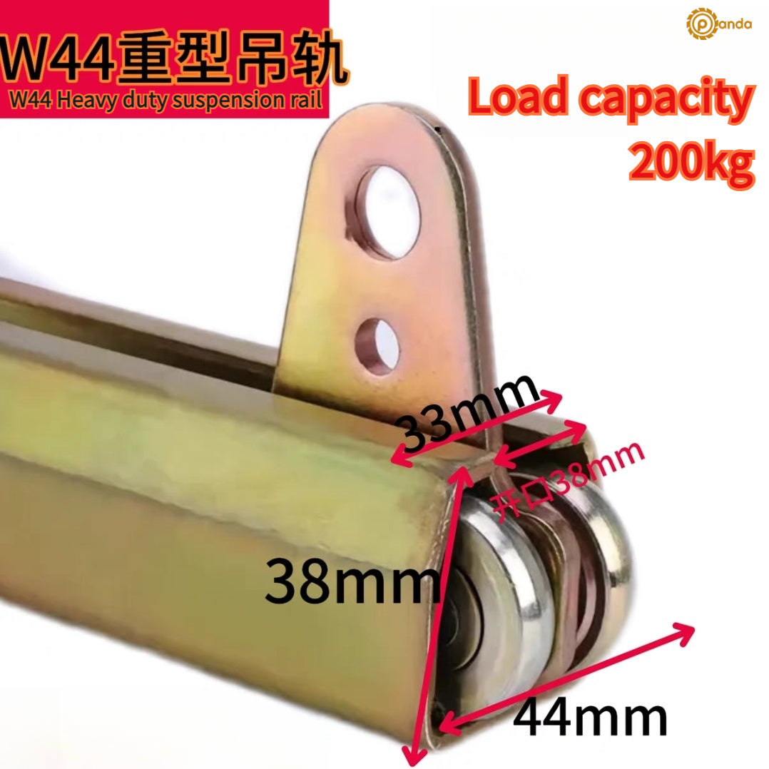 W65 W80 W44 Heavy duty suspension rail Hanging wheel Spiral rod Yellow board Welding machine Ball joint suspension wheel