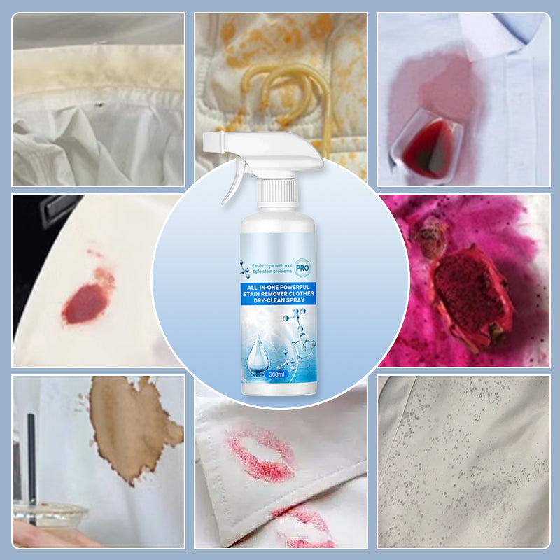 [Practical Gift] All-in-One Powerful Stain Remover Clothes Dry-Clean Spray