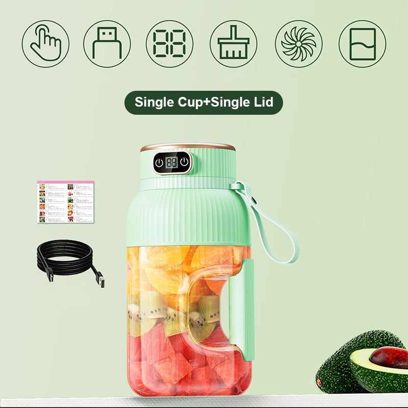 🔥Multifunctional Portable Juicer Cup With Digital Display